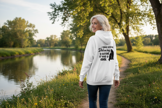 Sweat à capuche Chat antisocial