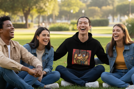 Sweat à capuche Artwear crazy Cry