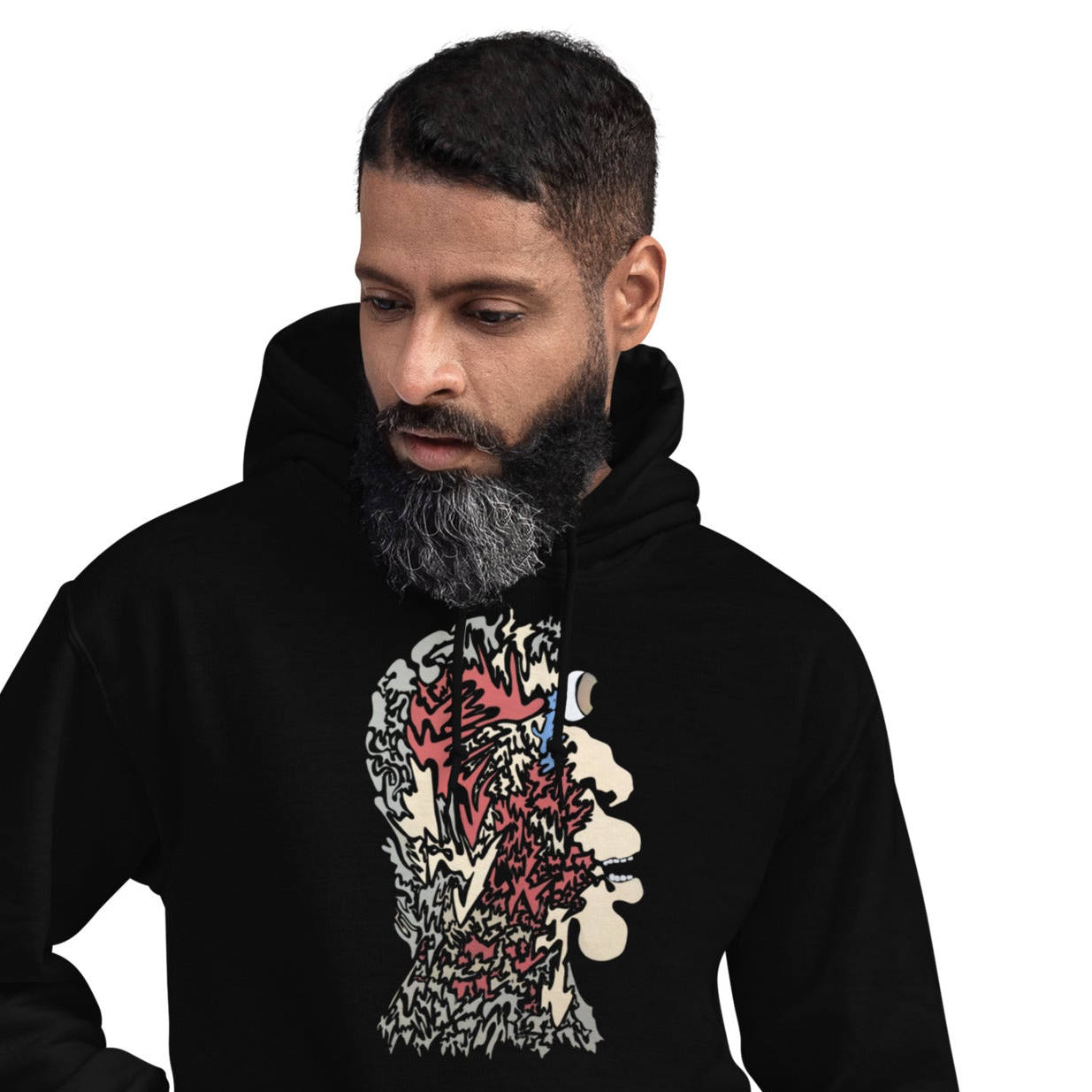 Sweat à capuche Artwear l'écorché