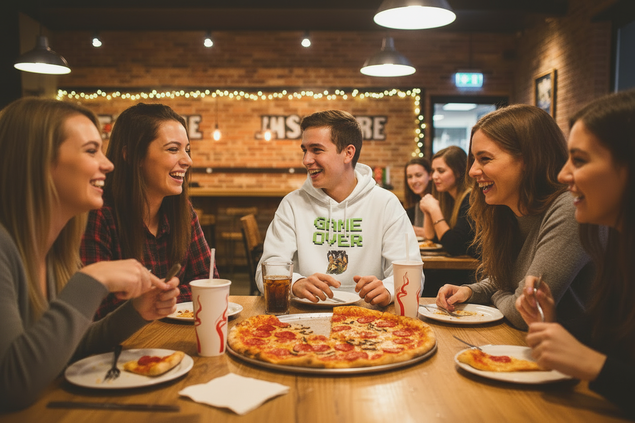 Sweat à capuche Artwear game-over