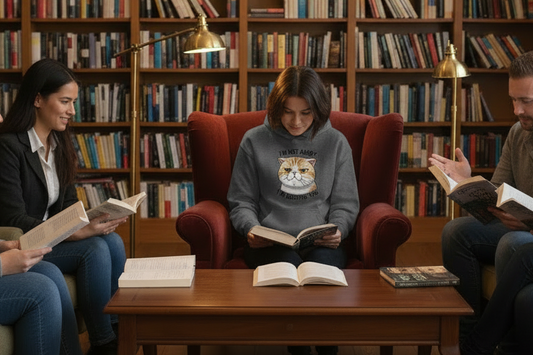 Sweat à capuche chat I am not angry